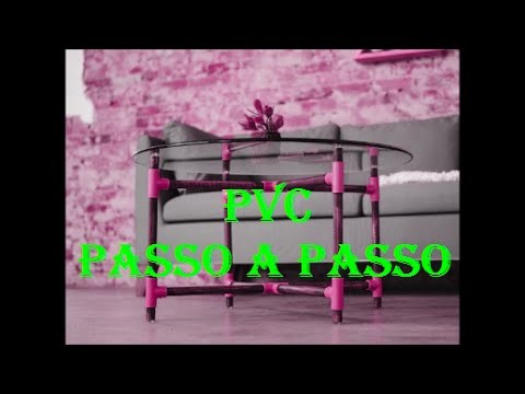 Mesa Redonda - PVC PASSO A PASSO.