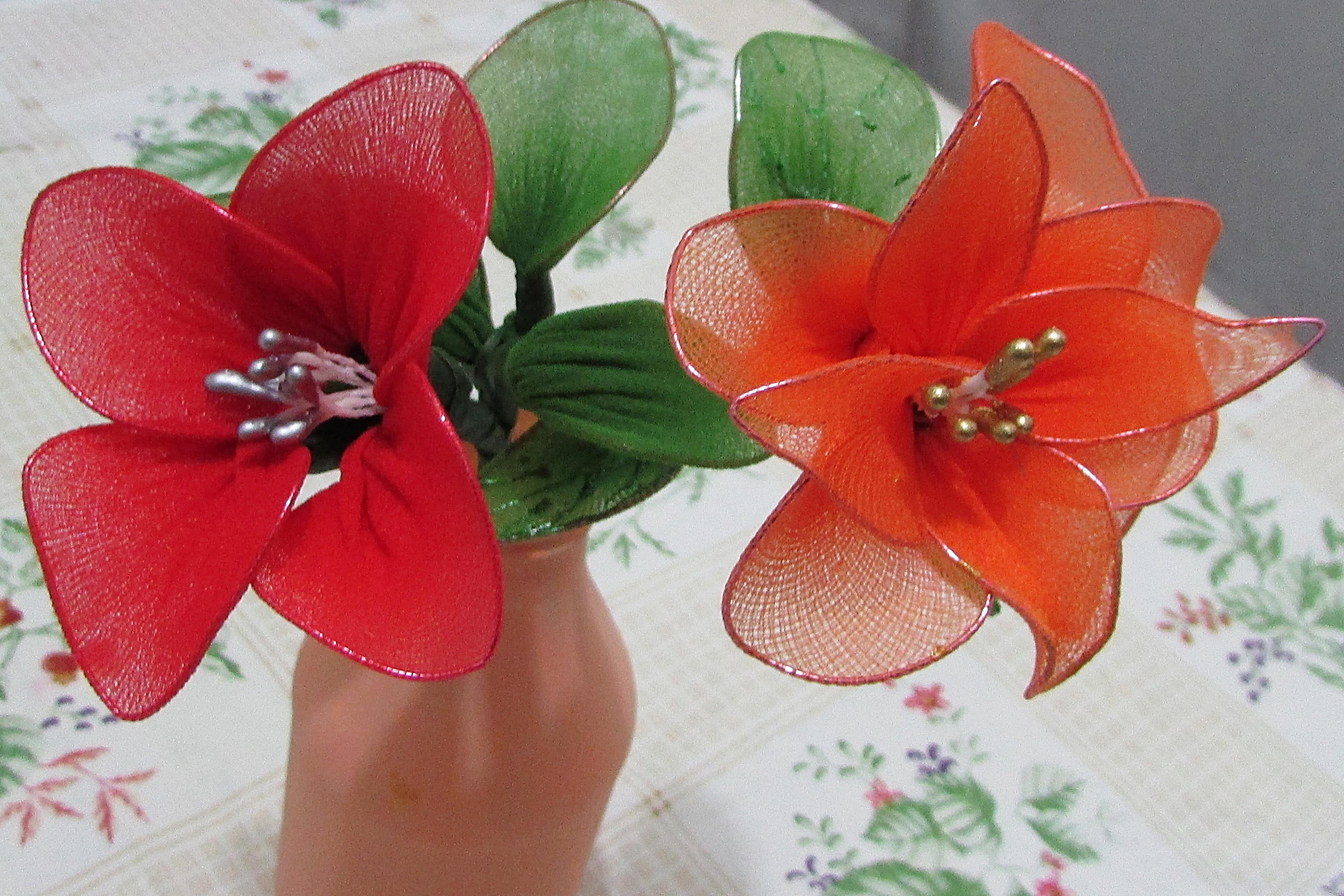 Artesanato: Como fazer flores de meia fina