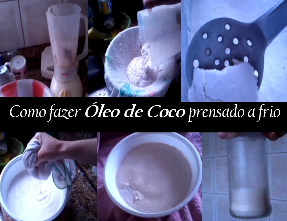 Como fazer Óleo de Coco Prensado a Frio | Coconut
