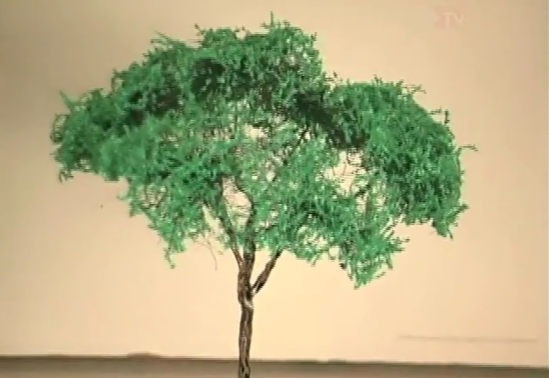 Vegetação em Miniaturas: Temática Árvores de Palha de Aço