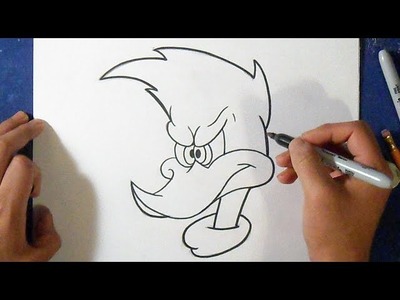 Como desenhar o pássaro louco 2