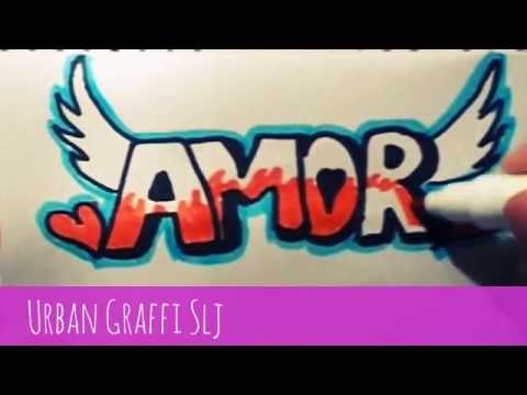 Como dibujar amor en graffiti como desenhar amor en graffiti