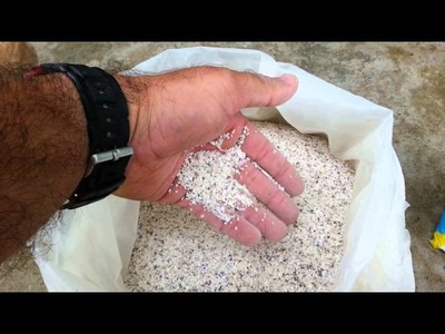 Passo a passo confecção de Pedras porosas para Aquários, Lagos e Decoração - video 1.3