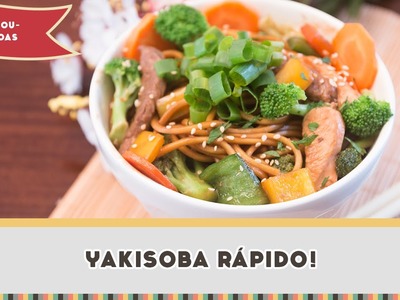 Yakisoba Rápido - Receitas de Minuto #257