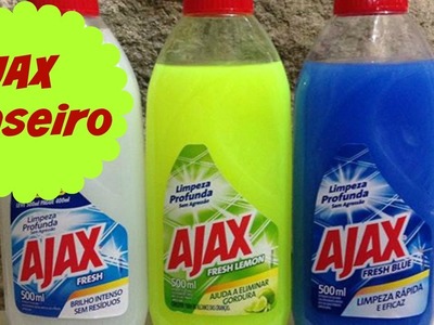 AJAX caseiro (Multiuso Desengordurante para limpeza pesada)