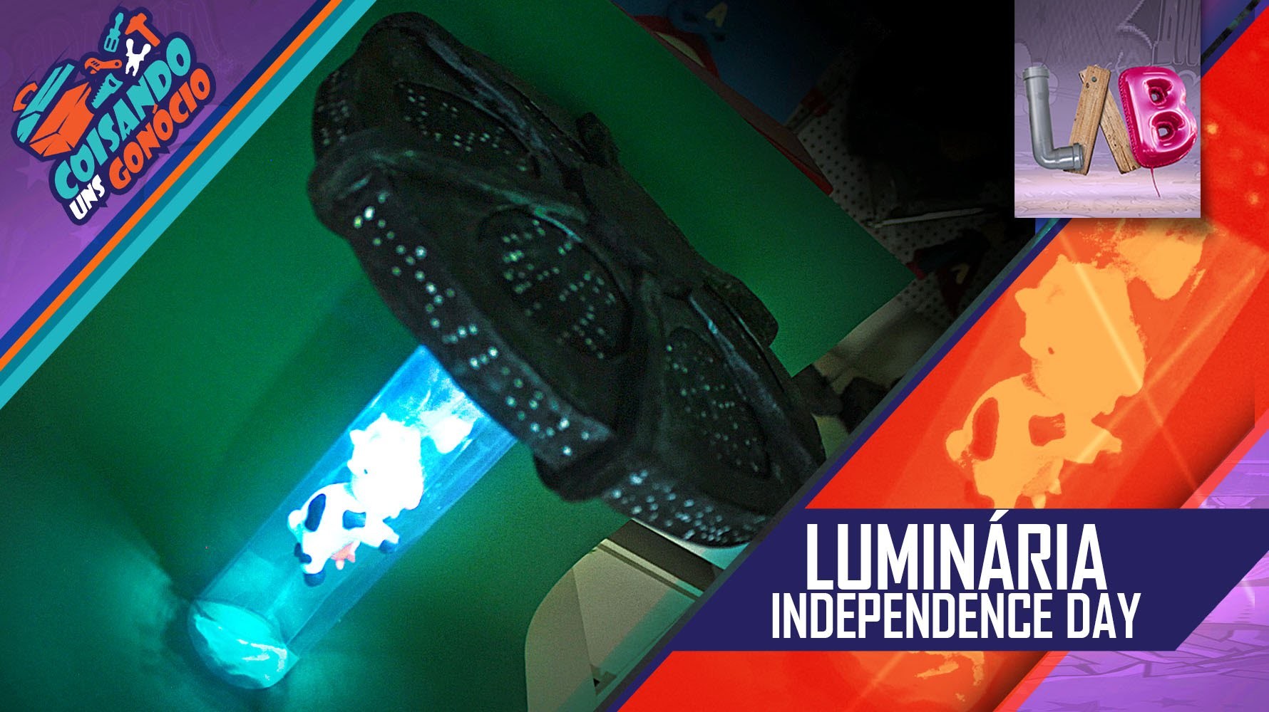 DIY: Luminária - Independence Day - CUG#24