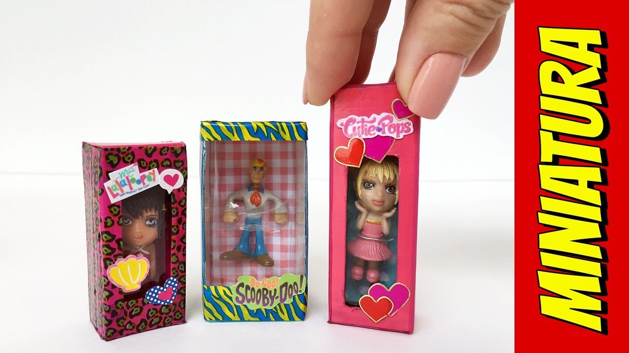 Como Fazer Mini Caixa de Brinquedo. Boneca para Barbie e Outras Bonecas