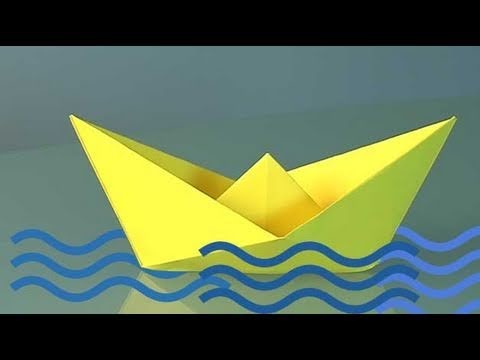 Como fazer um barco de papel, origami