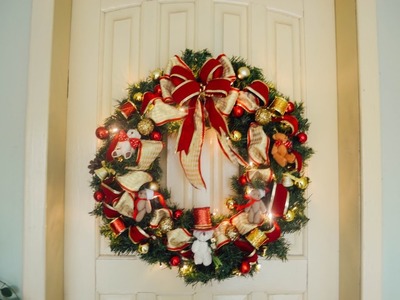 Fazendo minha Guirlanda de Natal