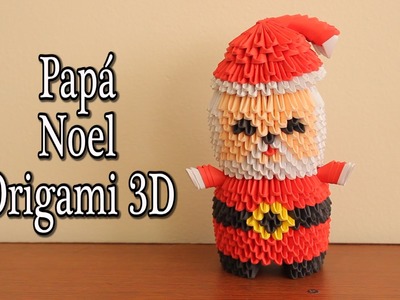 Santa Claus En Origami 3D TUTORIAL!