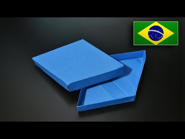 Origami: Caixa Diamante - Instruções em Português PT BR