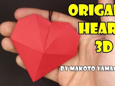 Como fazer origami coração 3D