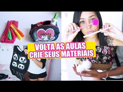 DIY materiais escolares 2017 - Back to school