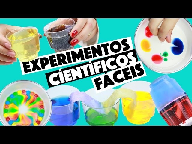 IDEIAS INCRÍVEIS PARA FAZER EM CASA #4 - EXPERIMENTOS CIENTÍFICOS!!! 