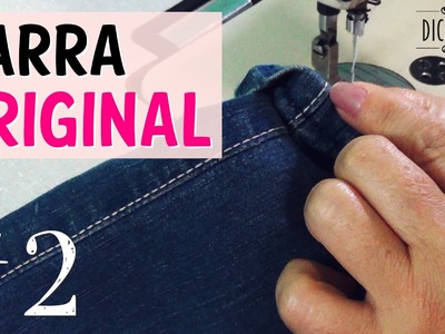 Barra Original simples calça jeans #2 Dicas da Gê