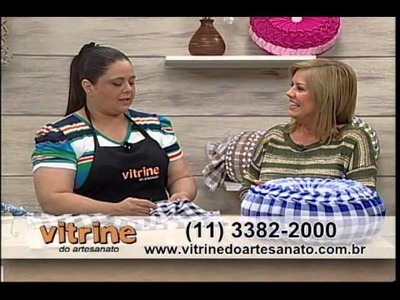 Almofada Capitonê com Valéria Soares - Vitrine do Artesanato na TV