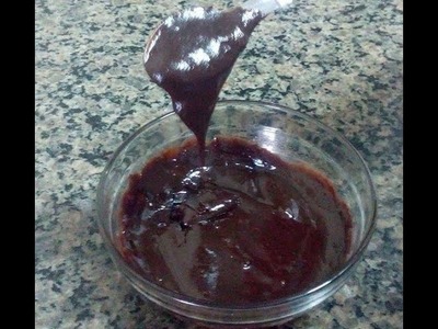 COBERTURA DE CHOCOLATE SIMPLES PARA BOLOS com CozinhandoComNane :)