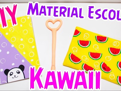 DIY - MATERIAL ESCOLAR KAWAII - SCHOOL SUPPLIES KAWAII - #PrihTodoDia03