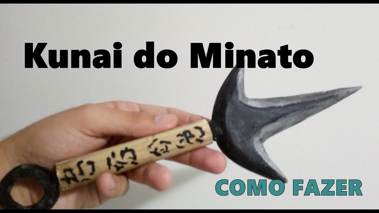 Como fazer uma kunai Minato (Naruto)-DIY