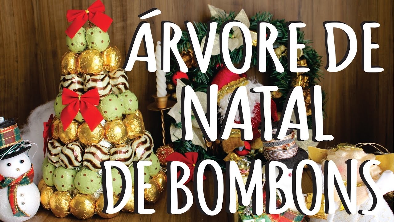 DIY - Árvore de Natal de Bombons