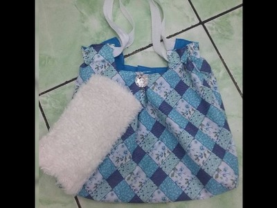 DIY BOLSA DE TECIDO FACIL E LINDA