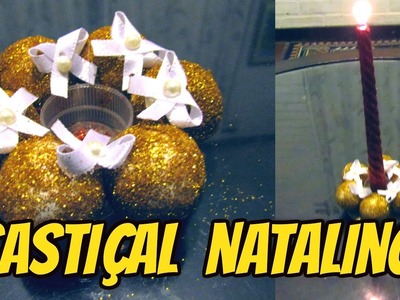 DIY - CASTIÇAL NATALINO | GI FABRE