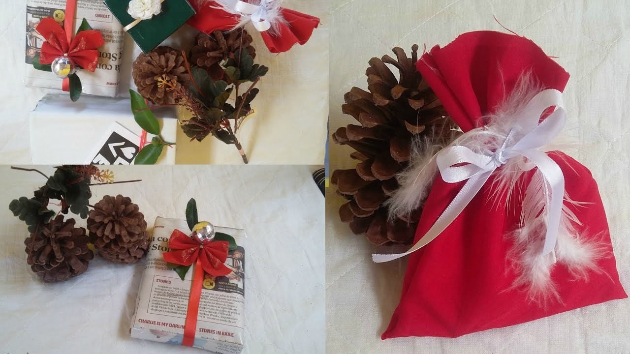 DIY - PACOTE DE PRESENTES