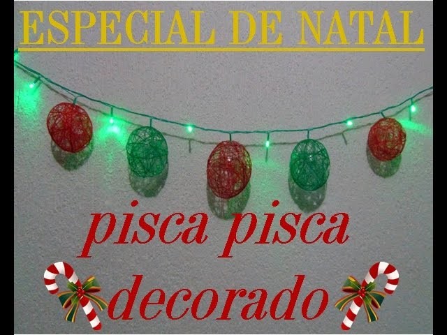 ESPECIAL DE NATAL # 2 DIY MINI ARVORE DE BARBANTE