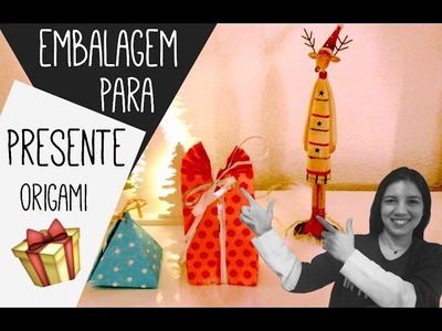 ORIGAMI DIY -EMBALAGENS PARA PRESENTE - POR BRÍCIA SANTOS