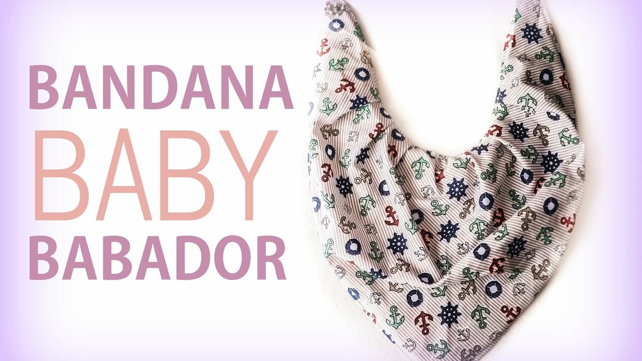 DIY  Bandana Baby Babador. Atelier Costurando Comigo by Fátima Valéria artesã