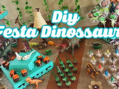 Diy decoração festa dinossauro - Diy dinosaur party decoration