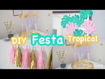 DIY Festa Tropical 3 Ideias Para Decor de Réveillon • Por Estilo Jacky de Ser