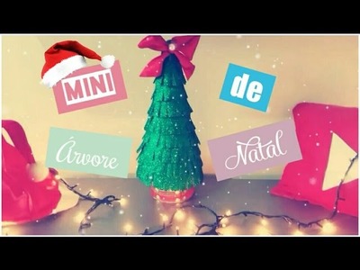 DIY: Mini Árvore de NATAL #DecoraçãoDeNatal