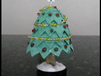 DIY: Mini Árvore de Natal + Mensagem Natalina #11
