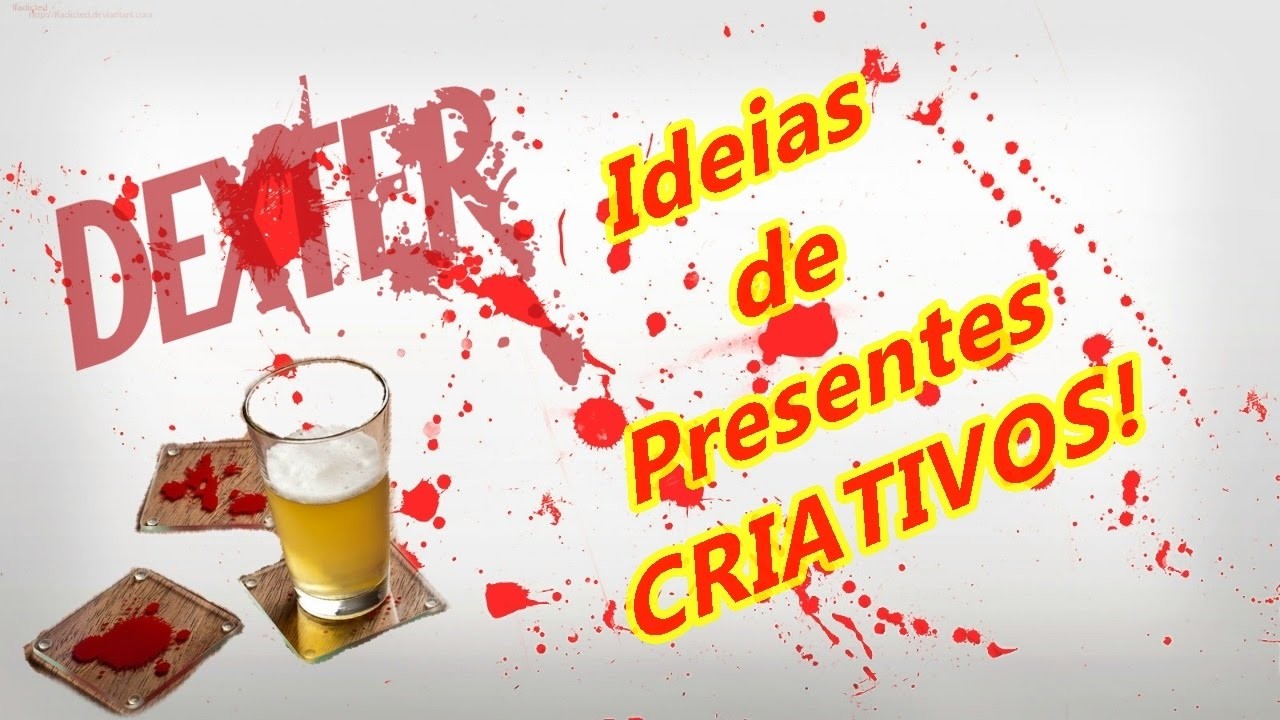 DIY: PRESENTES CRIATIVOS #2 INSPIRADO SERIE NETFLIX - DEXTER