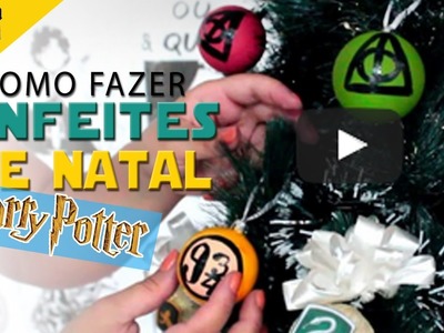 VEDA HP #16: DIY - COMO FAZER ENFEITES DE NATAL HARRY POTTER CHRISTMAS  ❤ VEDA HP