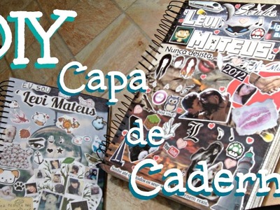Capa de caderno PERSONALIZADA =D - Criativando 