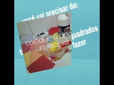 Como colocar tecido em parede passo a passo ( patchwork )