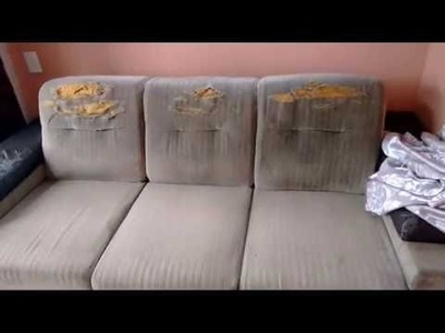 Como limpar estofados . 