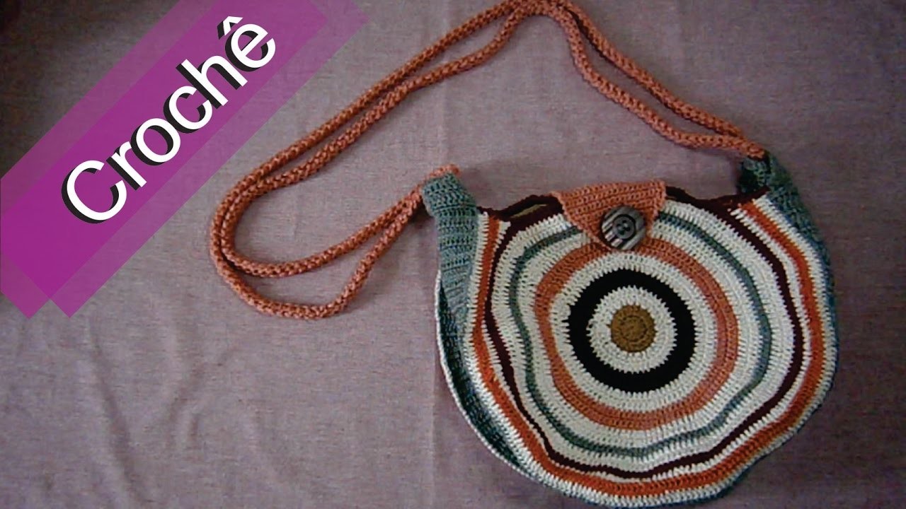 crochet bolsa circle