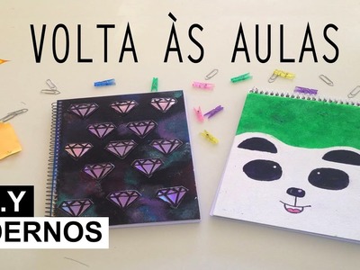 DIY - CUSTOMIZANDO CADERNOS