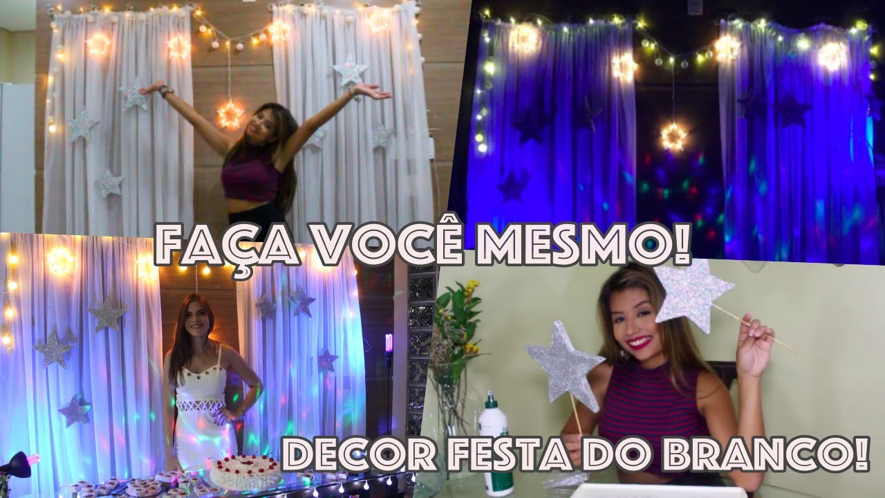 Faça você mesmo - Decoração de festas: Festa do Branco!