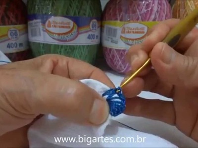 Aprenda a fazer: Barrado em pano de prato BIG artes.com.br