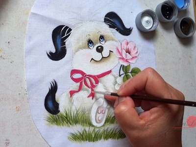 Cachorrinho com Rosa (Aula 44)