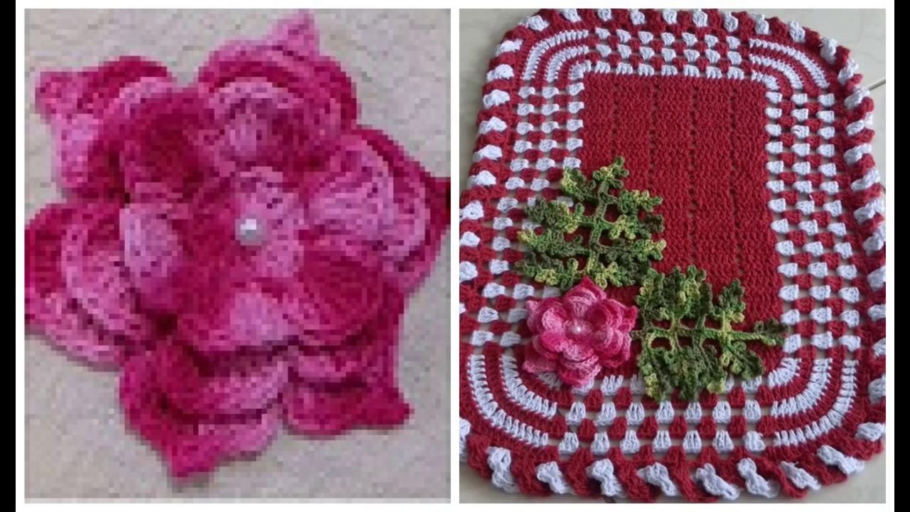 Flor de Crochê Para Aplicação em Tapetes e Diversos Trabalhos. Cristina Coelho Alves