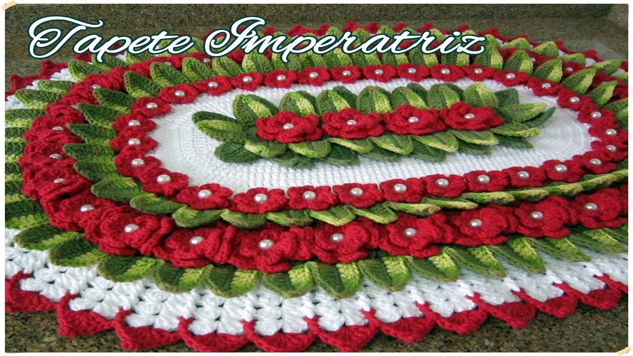 Tapete Imperatriz - "Marcia Rezende - Arte em Crochê" - 2.3