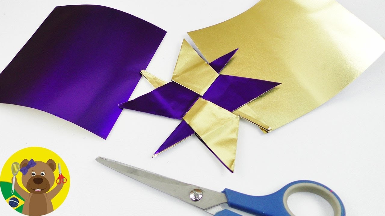 Estrela para decoração de natal | Atividade para crianças