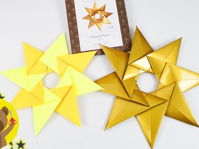 Estrelas de Natal | Estrelas decorativas de papel | Dobradura