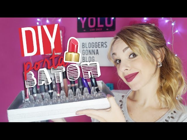 DIY porta batom usando caixa de ovos | SPRING TEEN