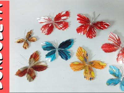 Como fazer borboletas para decorar sem gastar nada